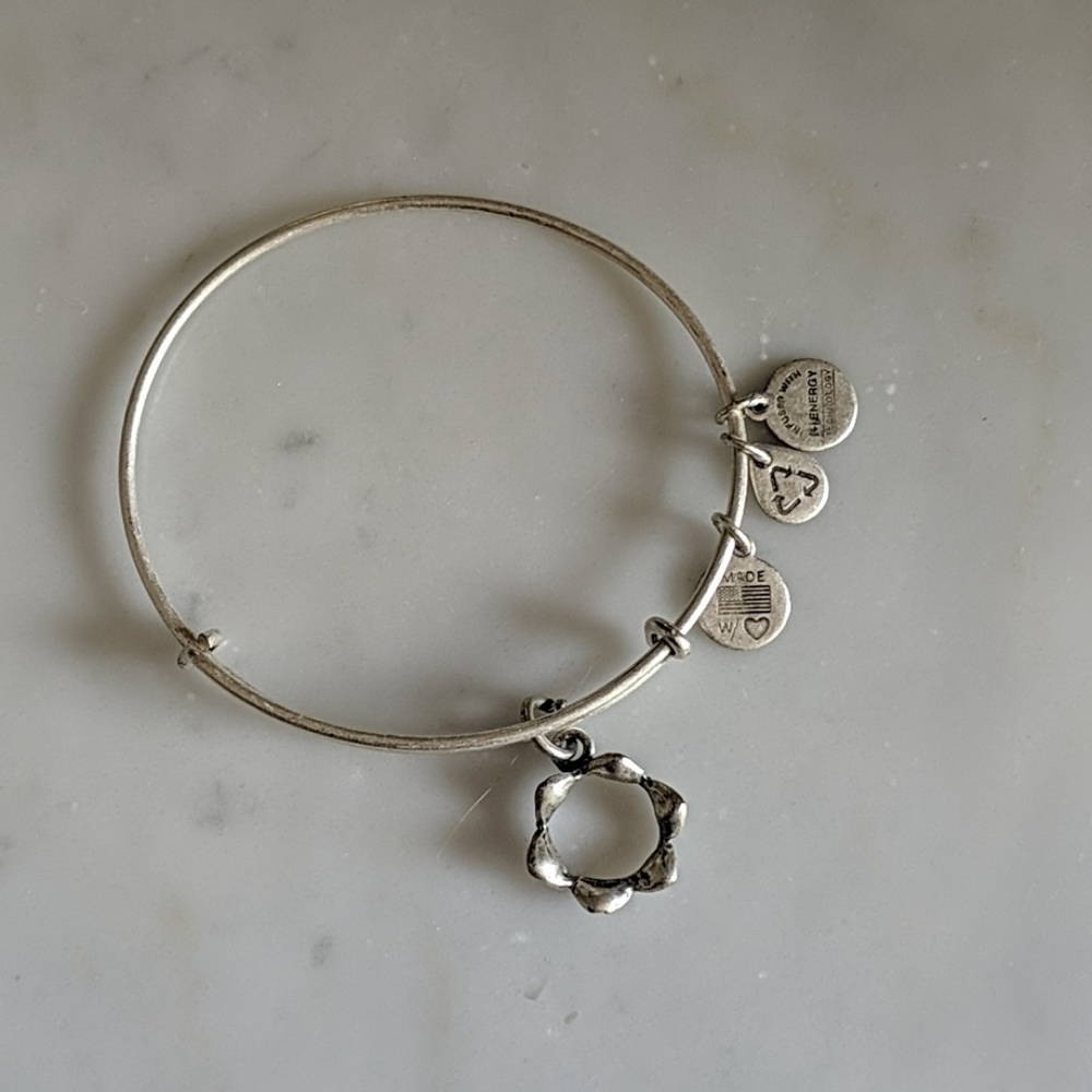 Alex and Ani rhinestone crown bracelet